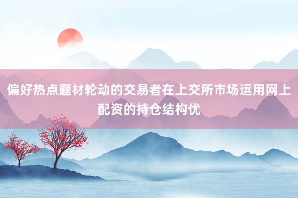 偏好热点题材轮动的交易者在上交所市场运用网上配资的持仓结构优