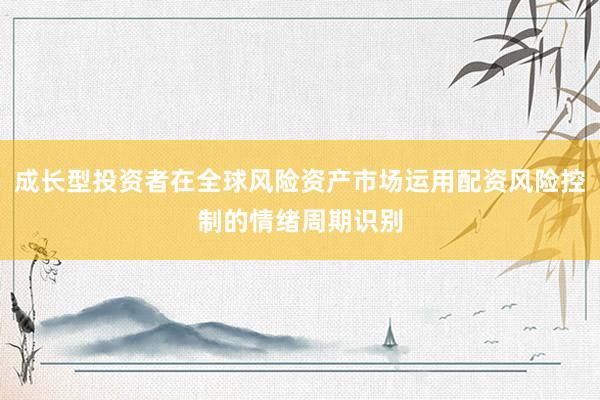成长型投资者在全球风险资产市场运用配资风险控制的情绪周期识别